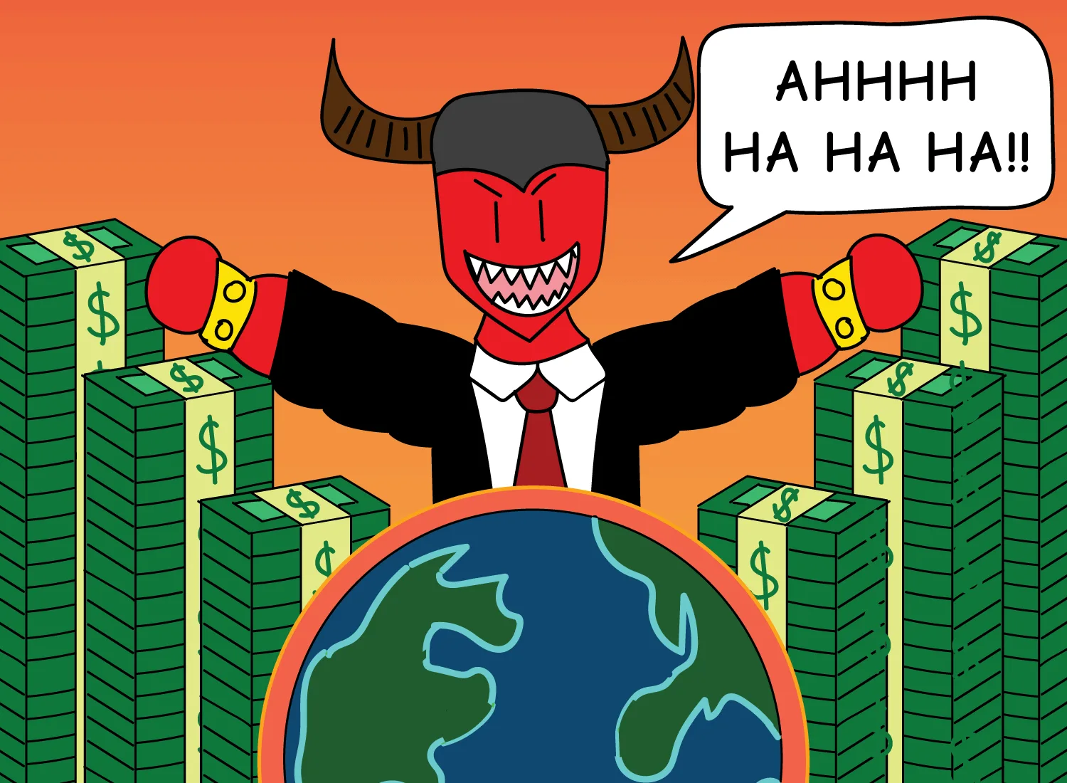 evil money